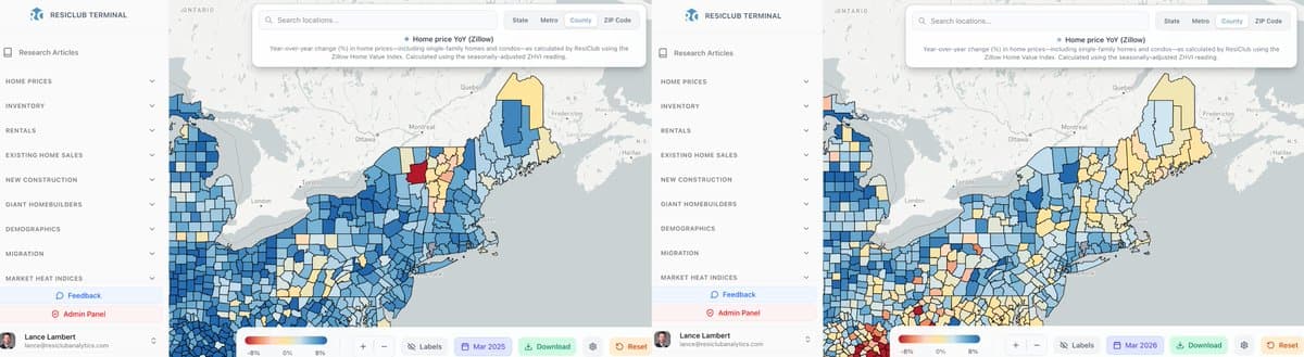 Northeast Sellers Still Ahead, yet Losing Edge