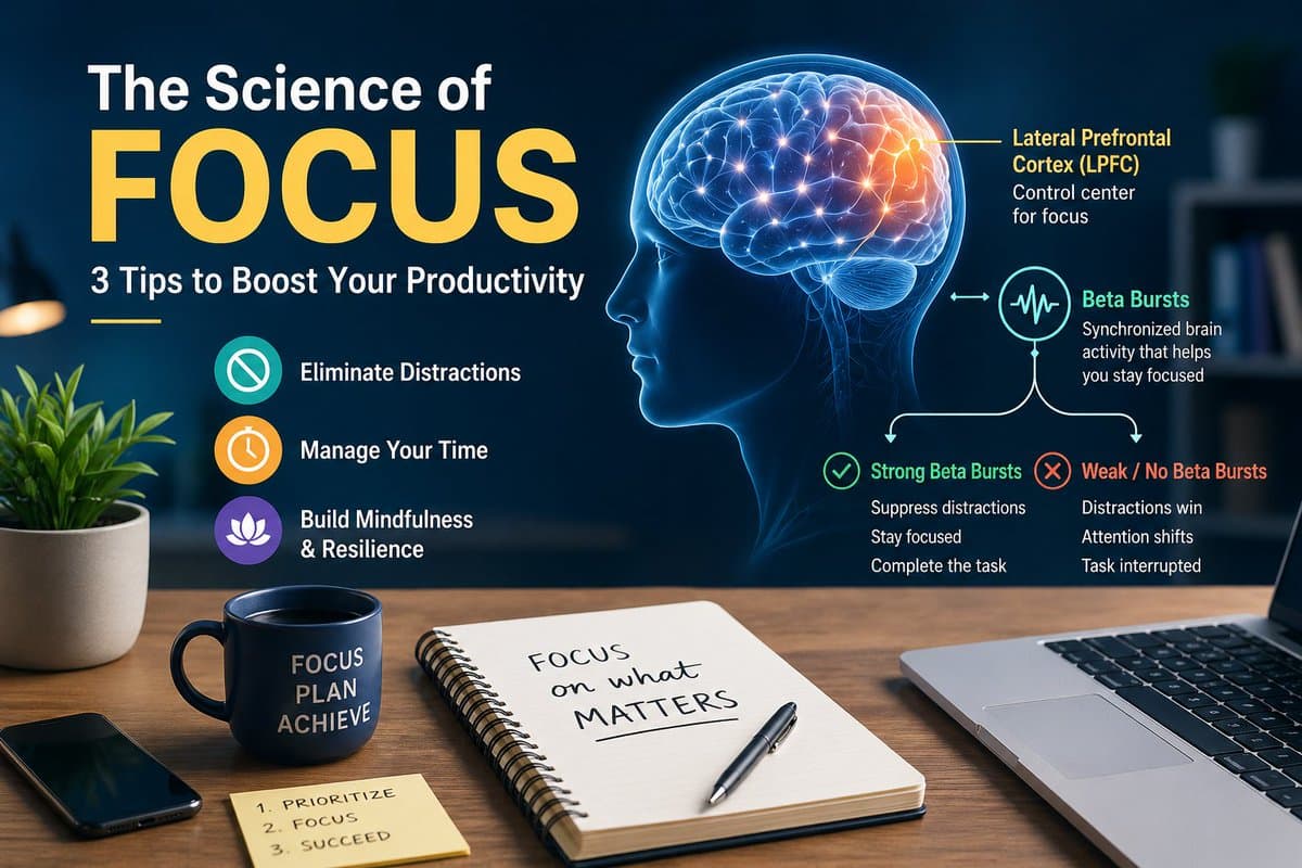 Boost Focus by Harnessing Your Brain’s Beta Bursts