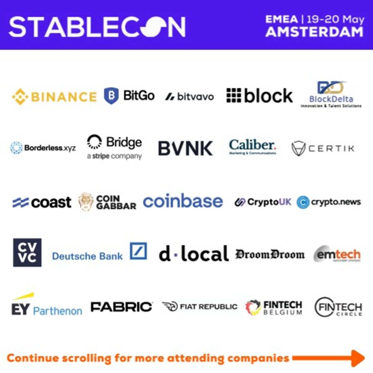 Stablecon EMEA Draws Major Stablecoin Players—Limited Tickets