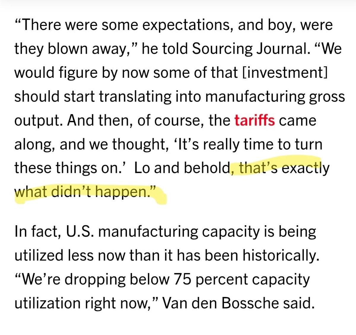 Tariffs Alone Won’t Revive U.S. Textile Industry