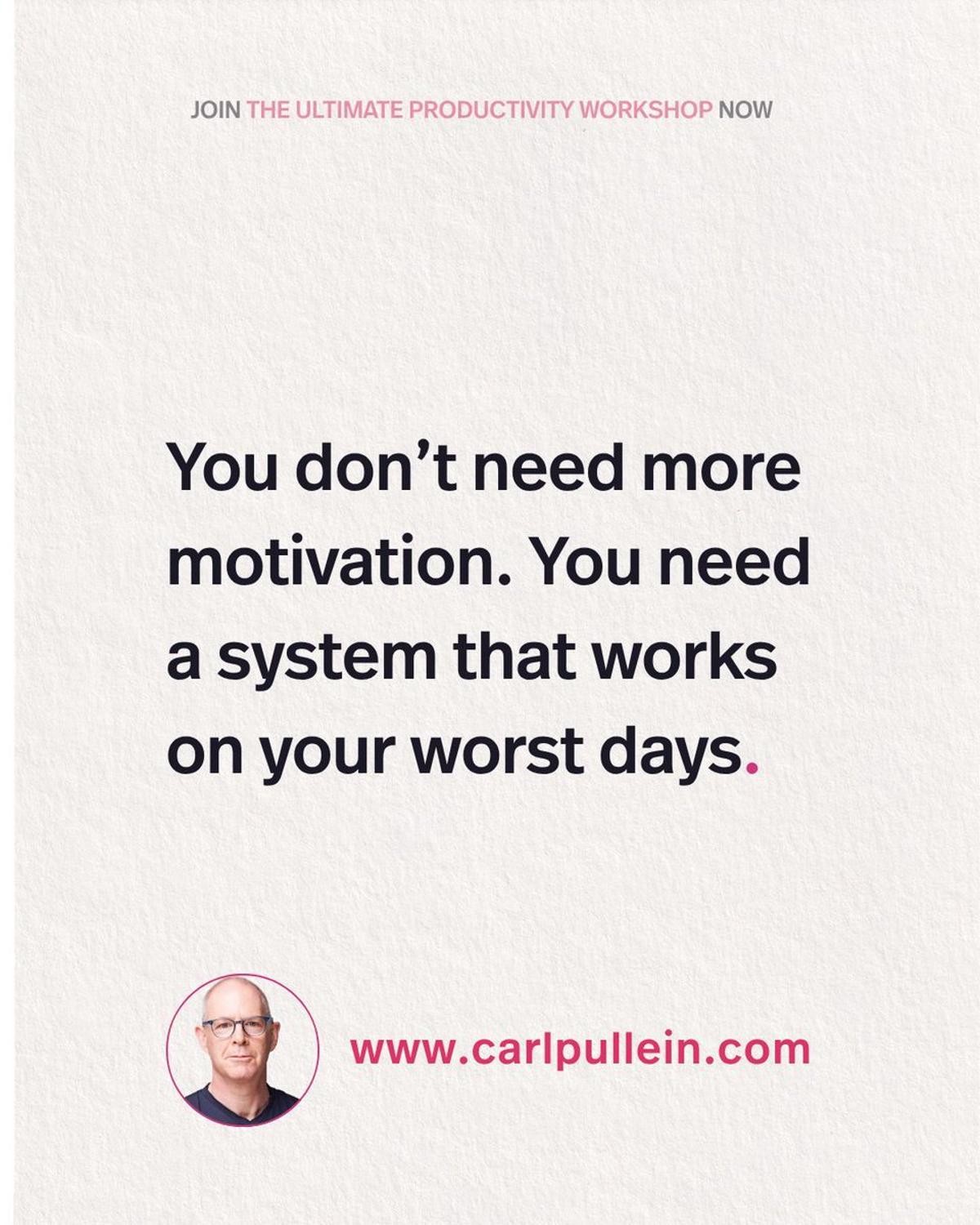 Build Lasting Productivity Systems Before Motivation Fades
