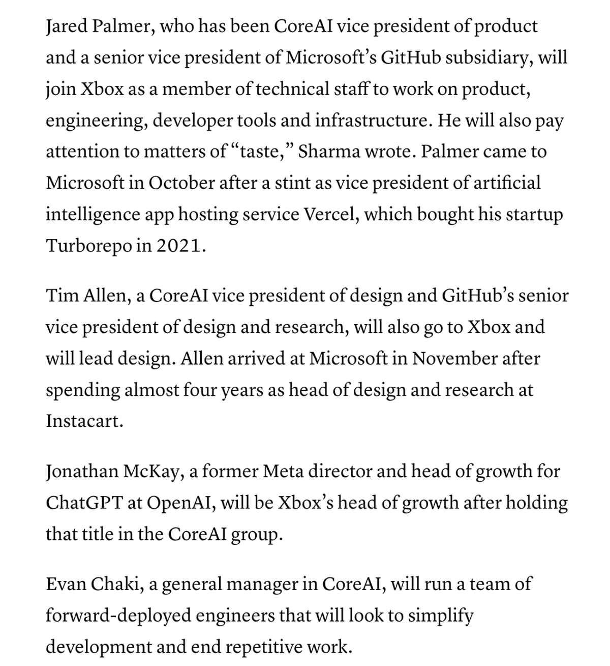 GitHub AI Leaders Jump to Xbox, Defying Growth Expectations