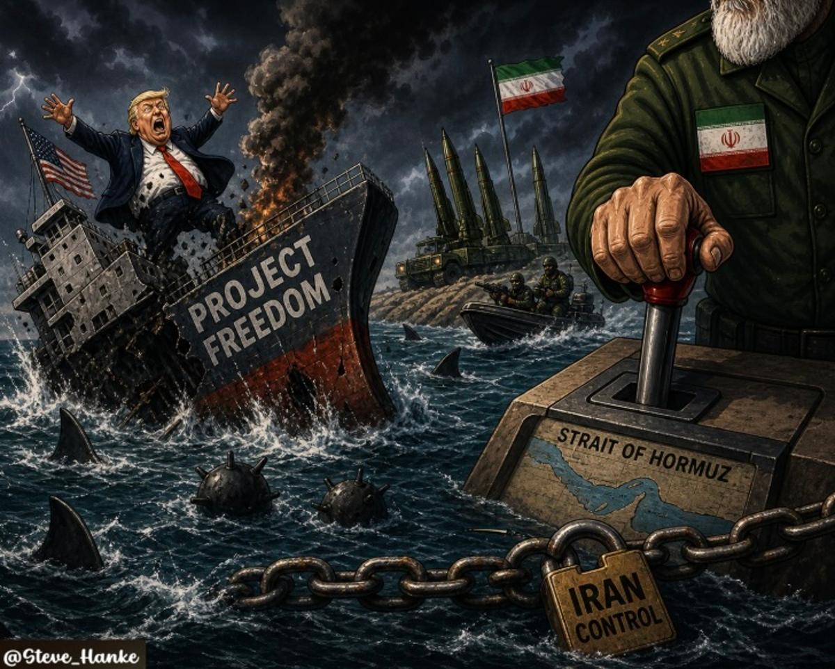 Shipping Firms Doubt Trump's Project Freedom; Iran Controls Hormuz