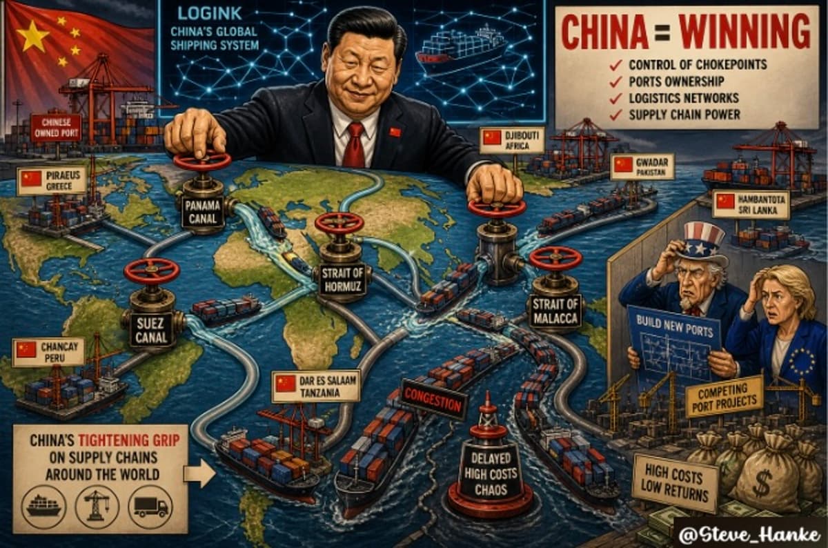 China Tightens Global Port Control, Plays Long Game