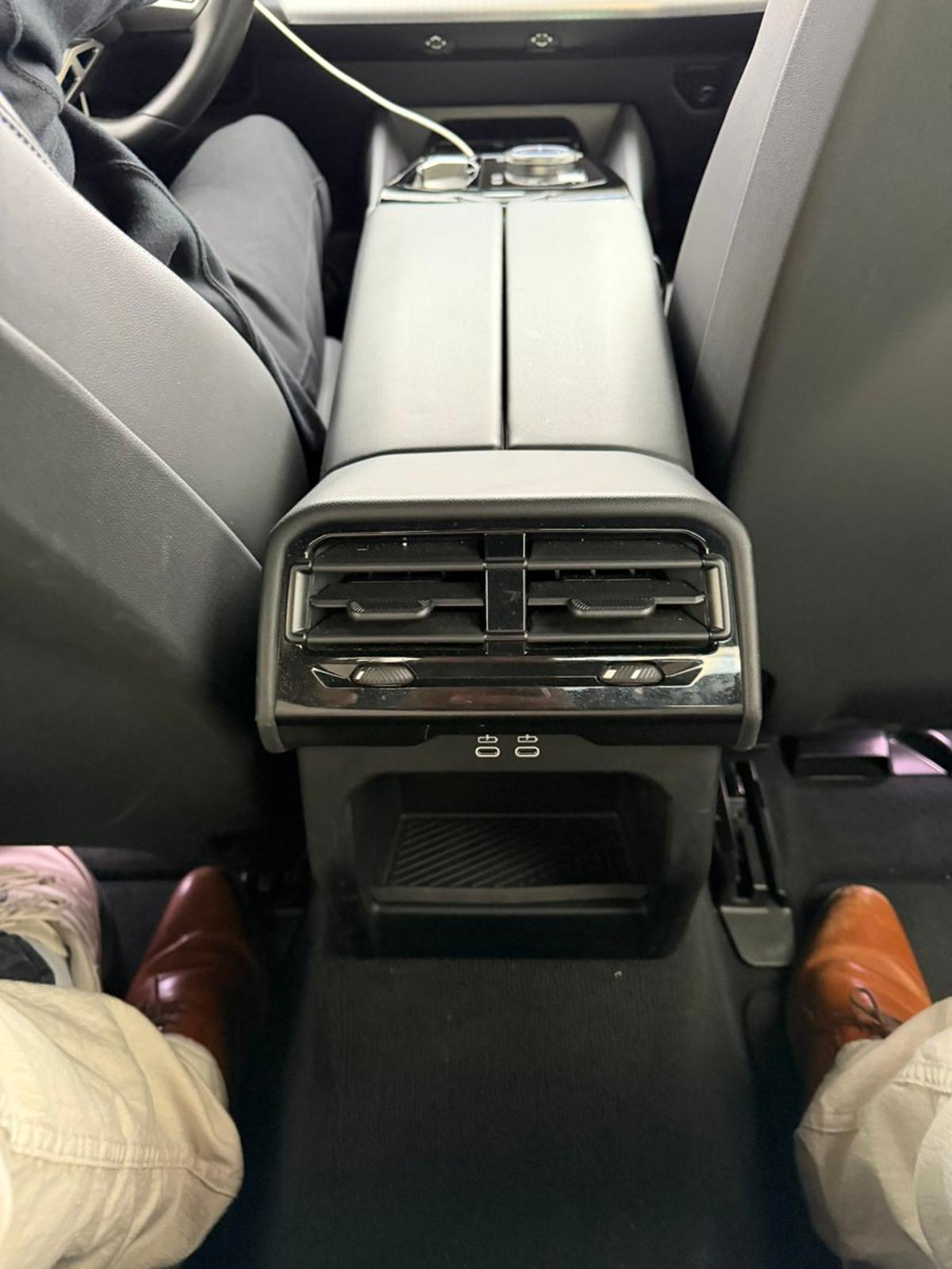 Discovered BMW's Central Tunnel in Back Seat