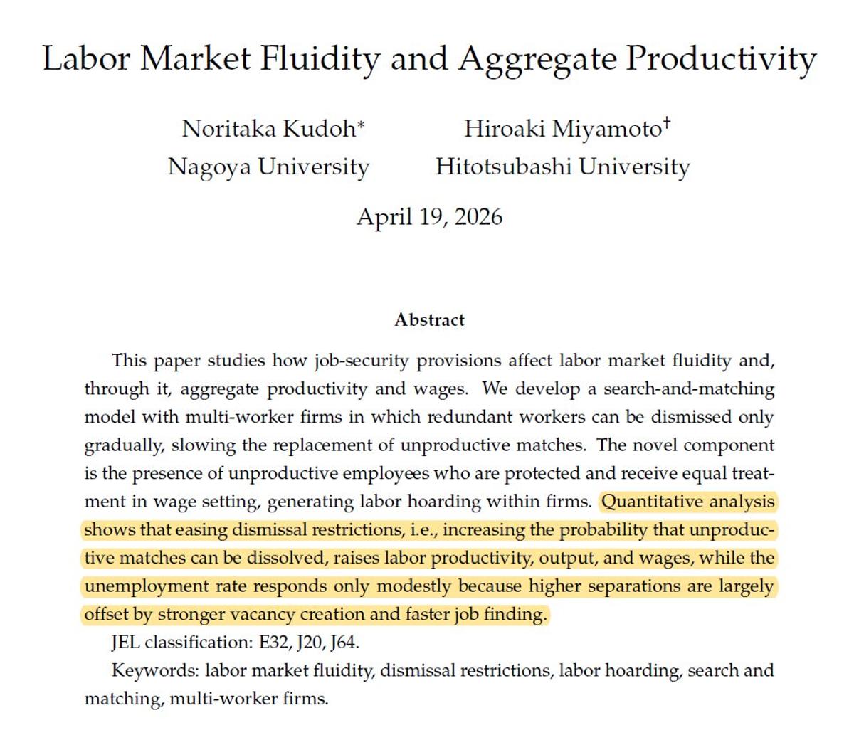 Looser Firing Rules Boost Productivity, Wages, Modestly Affect Unemployment