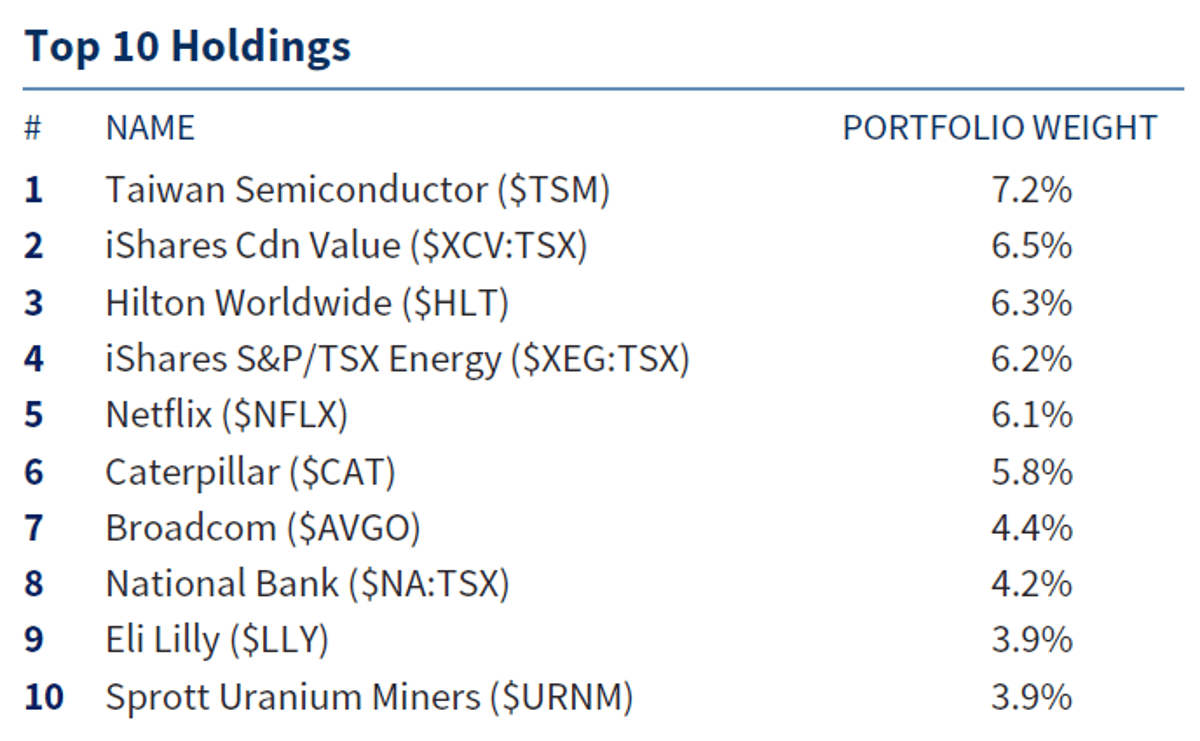 AllINsync Top 10 Holdings Drive 13% YTD Gains