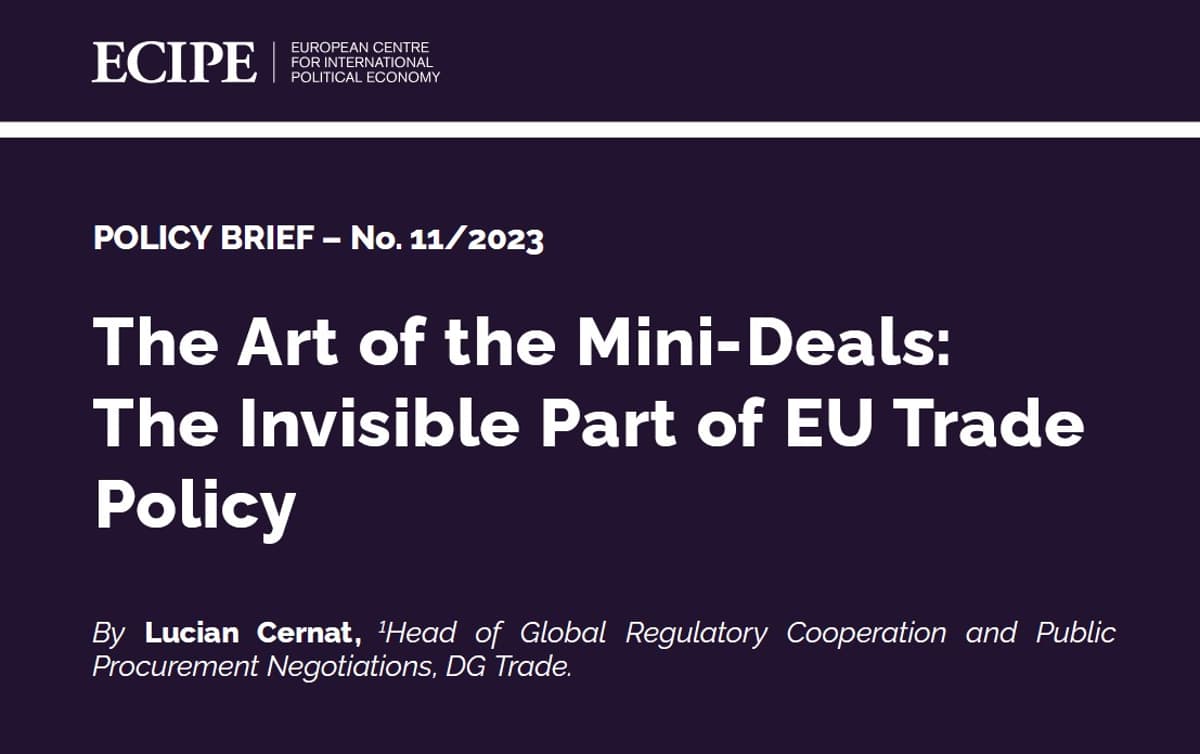 Mini‑deals Could Unlock Billions in EU Export Growth