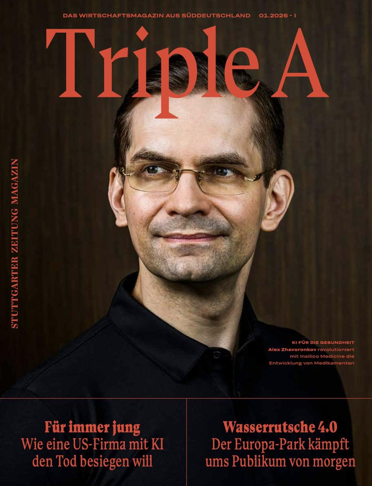 Insilico Medicine Leads AI Longevity, Featured on Triple A Cover