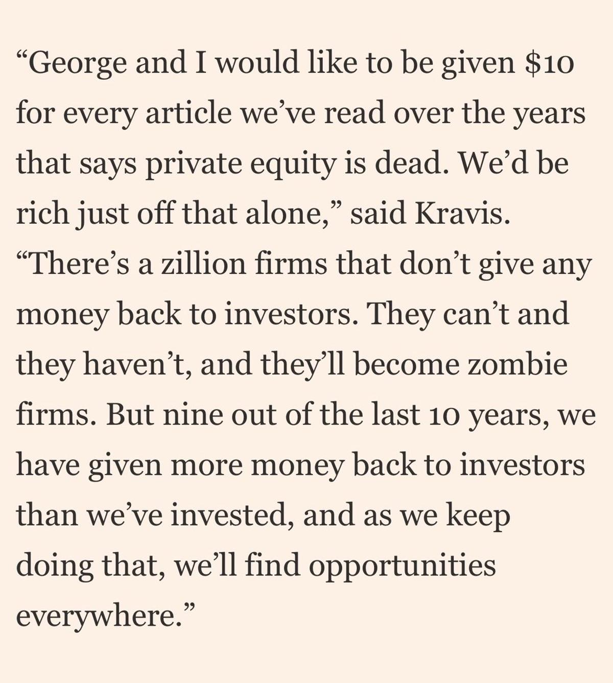 KKR Founders Reflect on Private‑market Boom and Looming Crunch