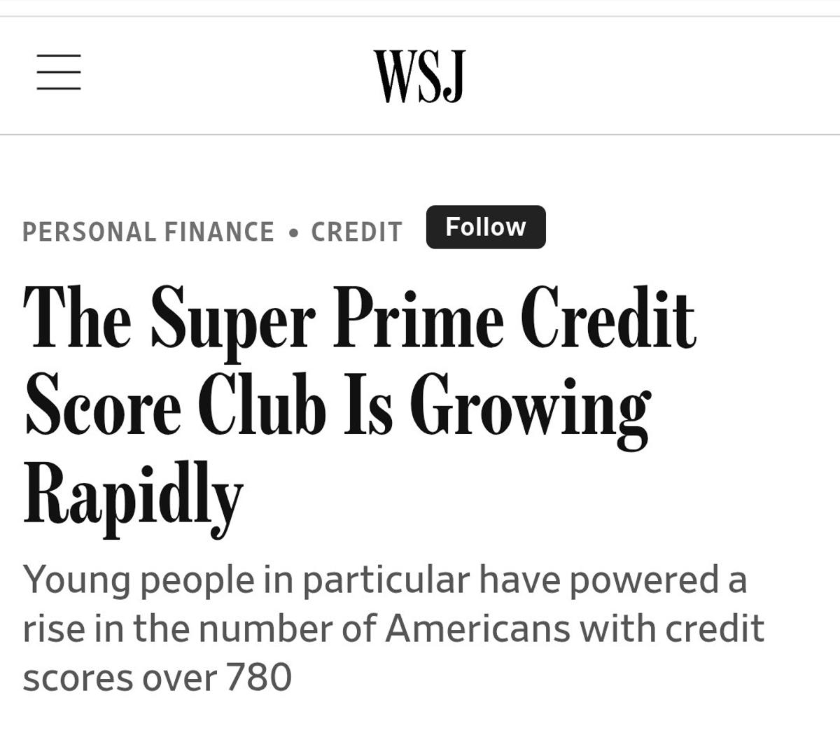 Gen Z Drives Rise in Prime Credit Scores Nationwide