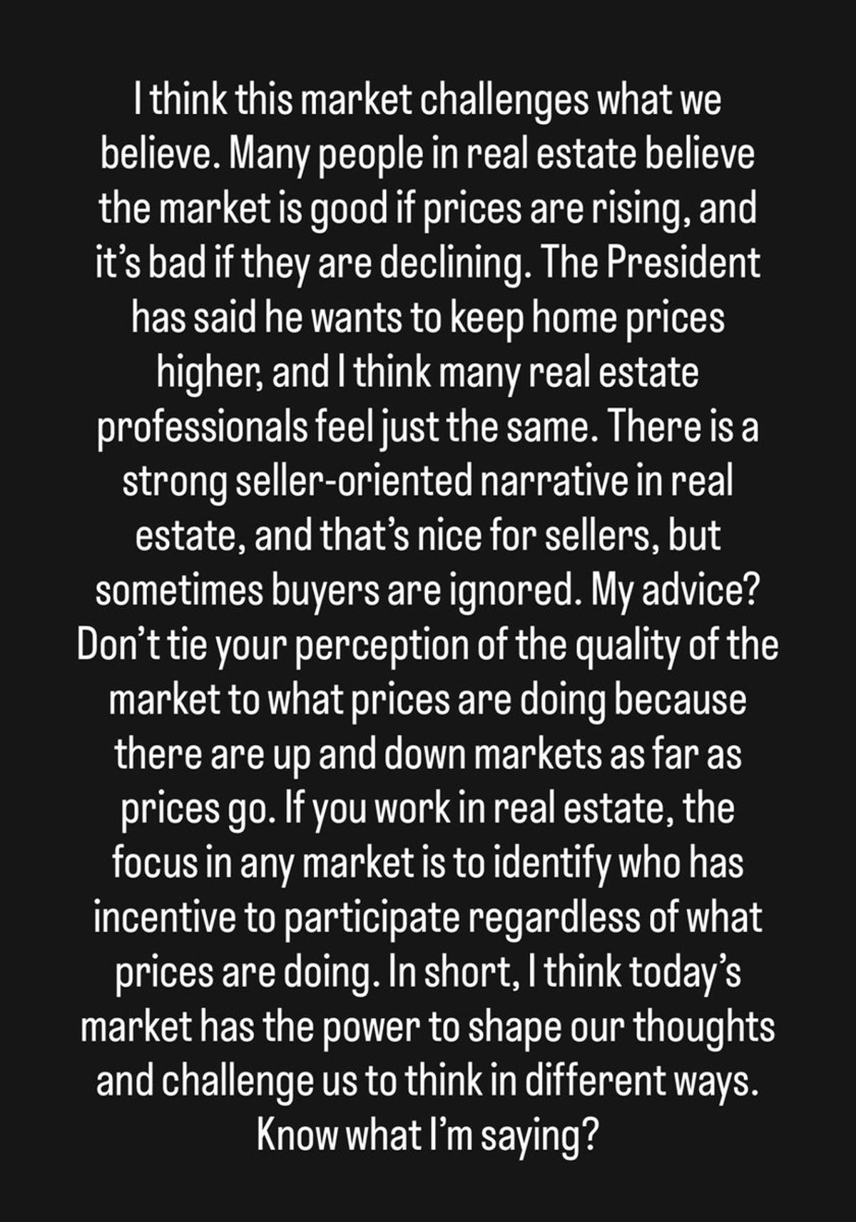 Mindset Is Key in Today’s Housing Market