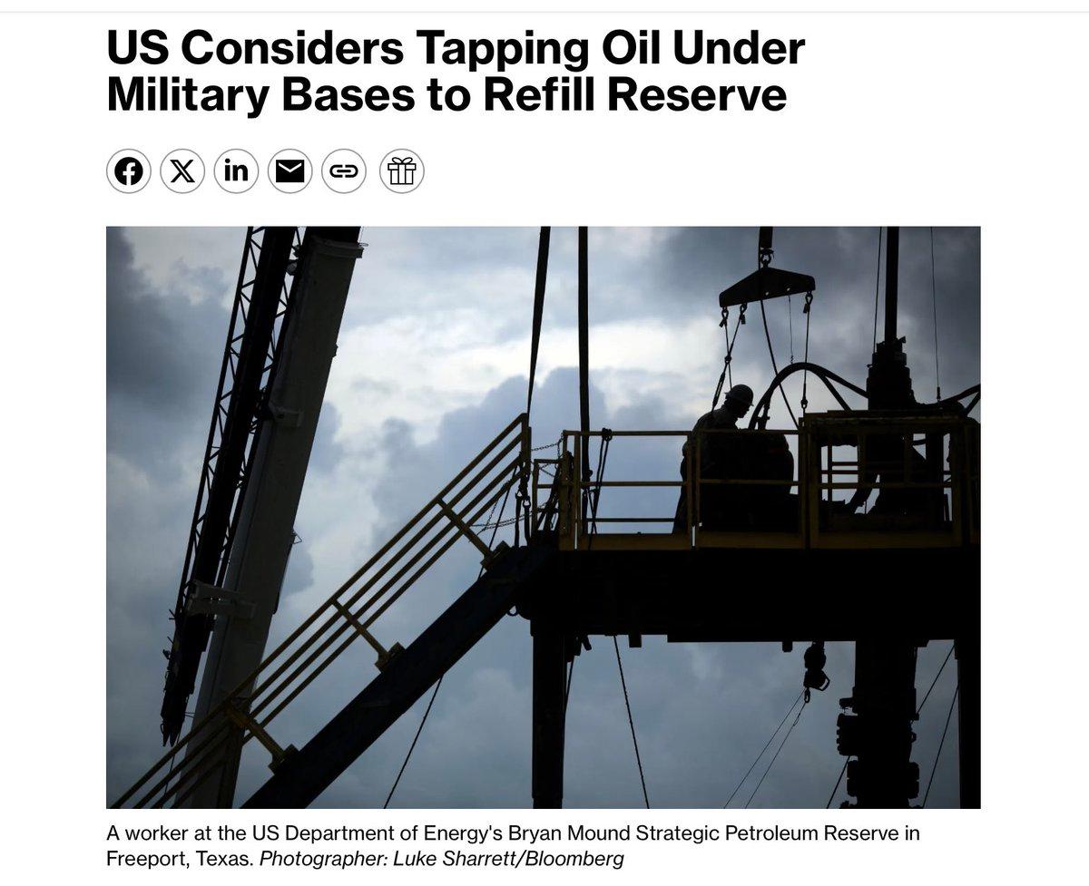 Oil Beneath US Bases Being Produced, Not Secret Stockpile