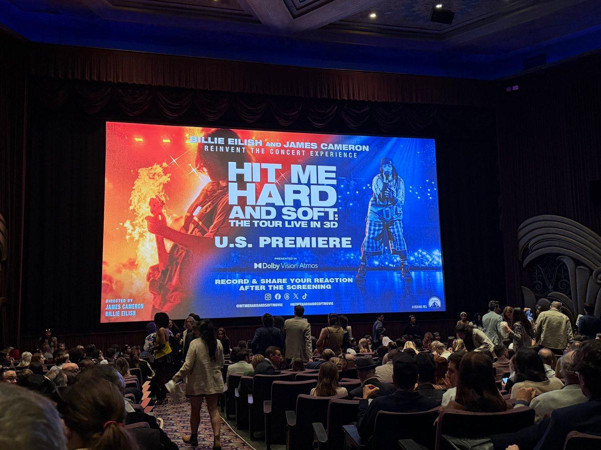 US Premiere of Cameron/Eilish 3D Concert at Iconic Westwood Theater