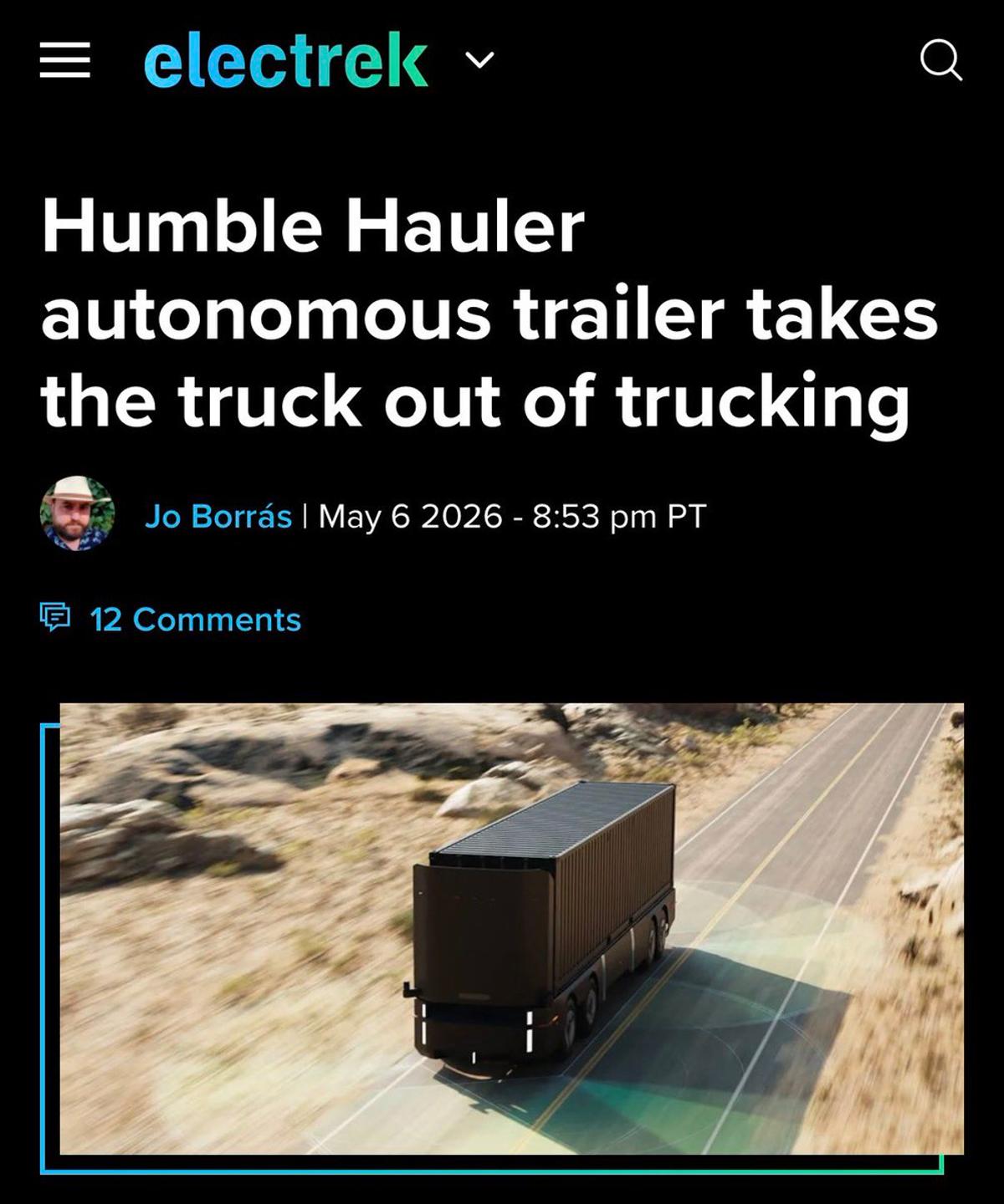 Regulation Delays Driverless Trucks; Sleeker Designs Await