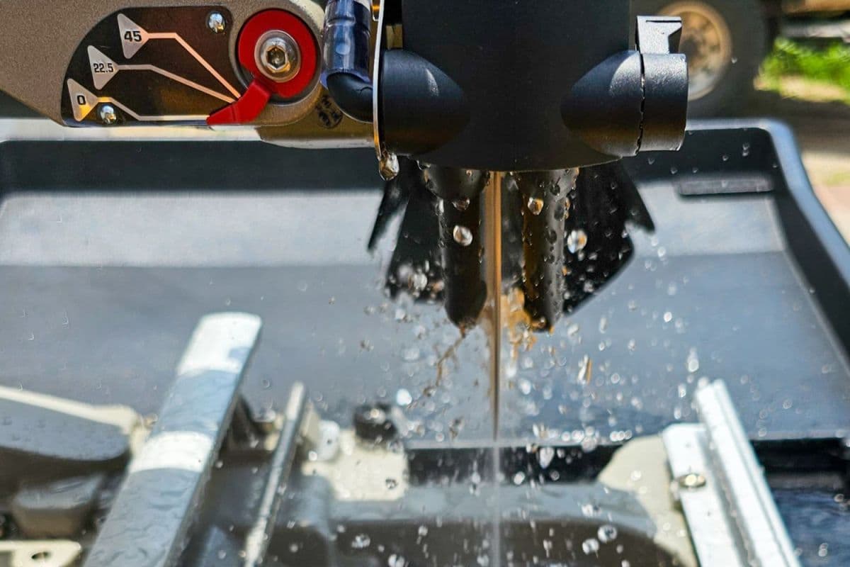 Wet Tile Saw Beats Cheaper Tools for Heavy Cutting