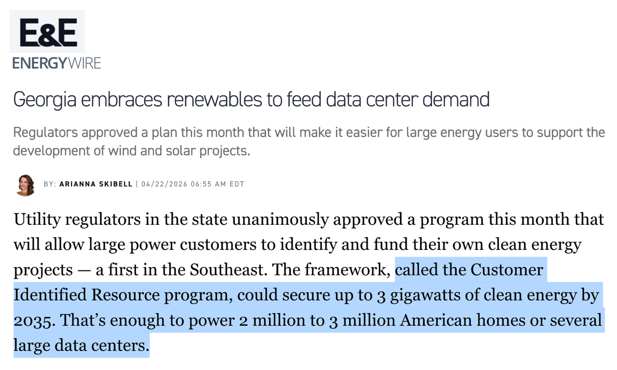 Georgia Data Centers Falsely Claim Renewables, Fueling Shortages