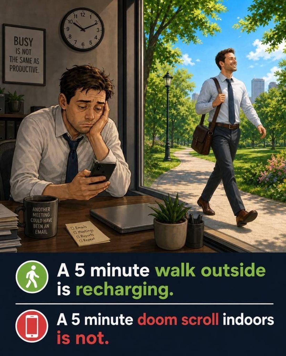 Mindful Breaks Cut Work Stress Significantly