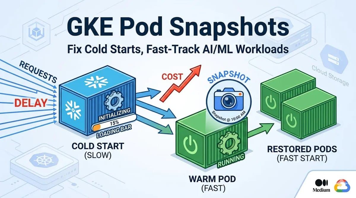 GKE Pod Snapshots Eliminate Cold Starts for Massive Models