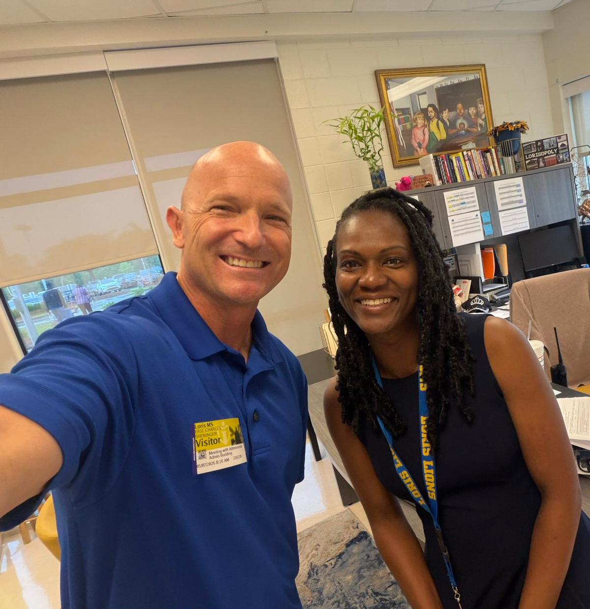 Coaching Loris Middle School Leaders, Ready for July Presentation