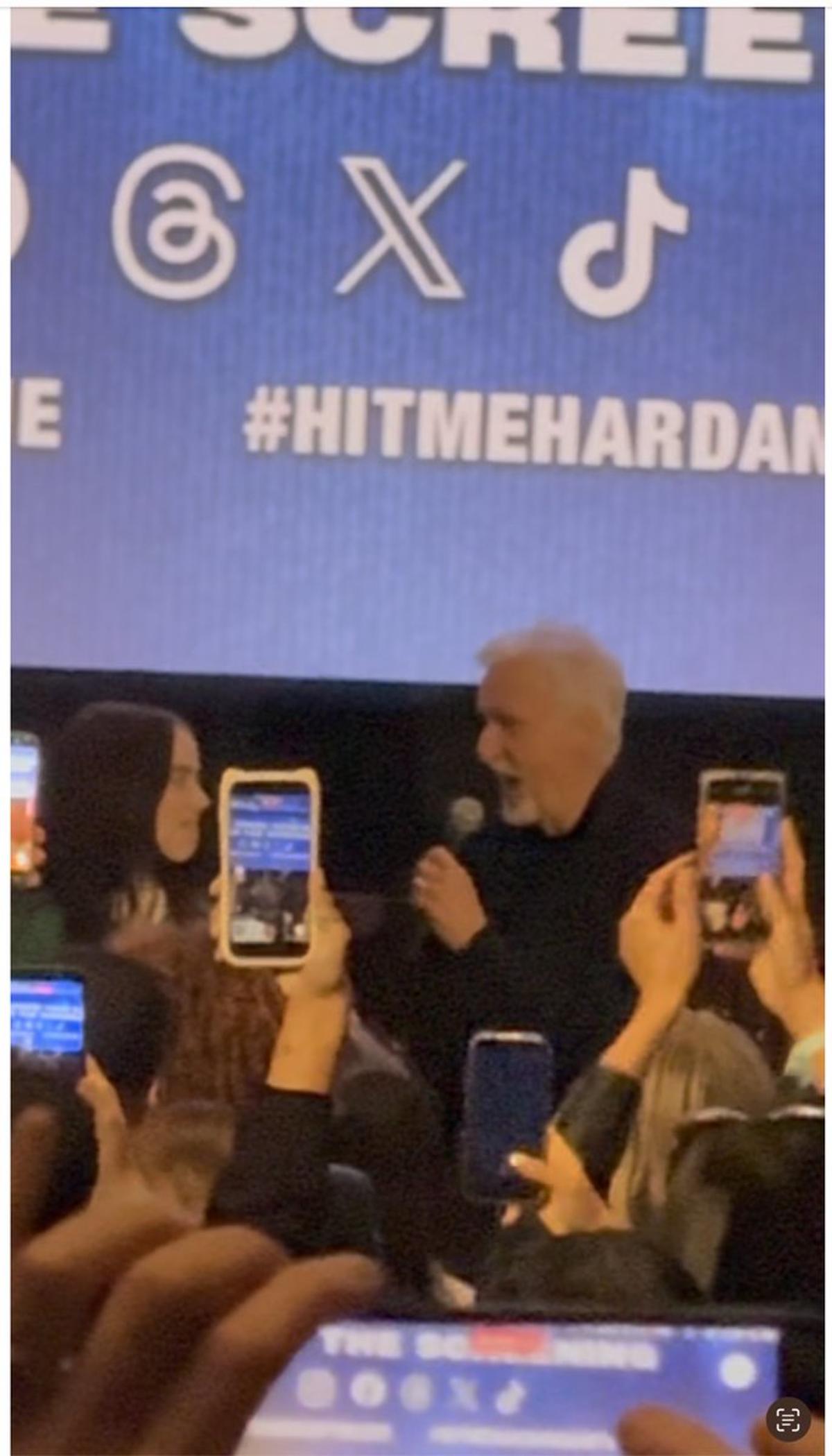 Caught a Rare Glimpse of Billie and Cameron at Premiere