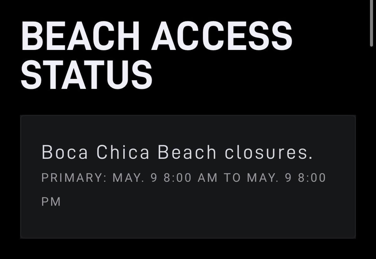 Starship Test Rescheduled: May 9, 8 Am–8 Pm