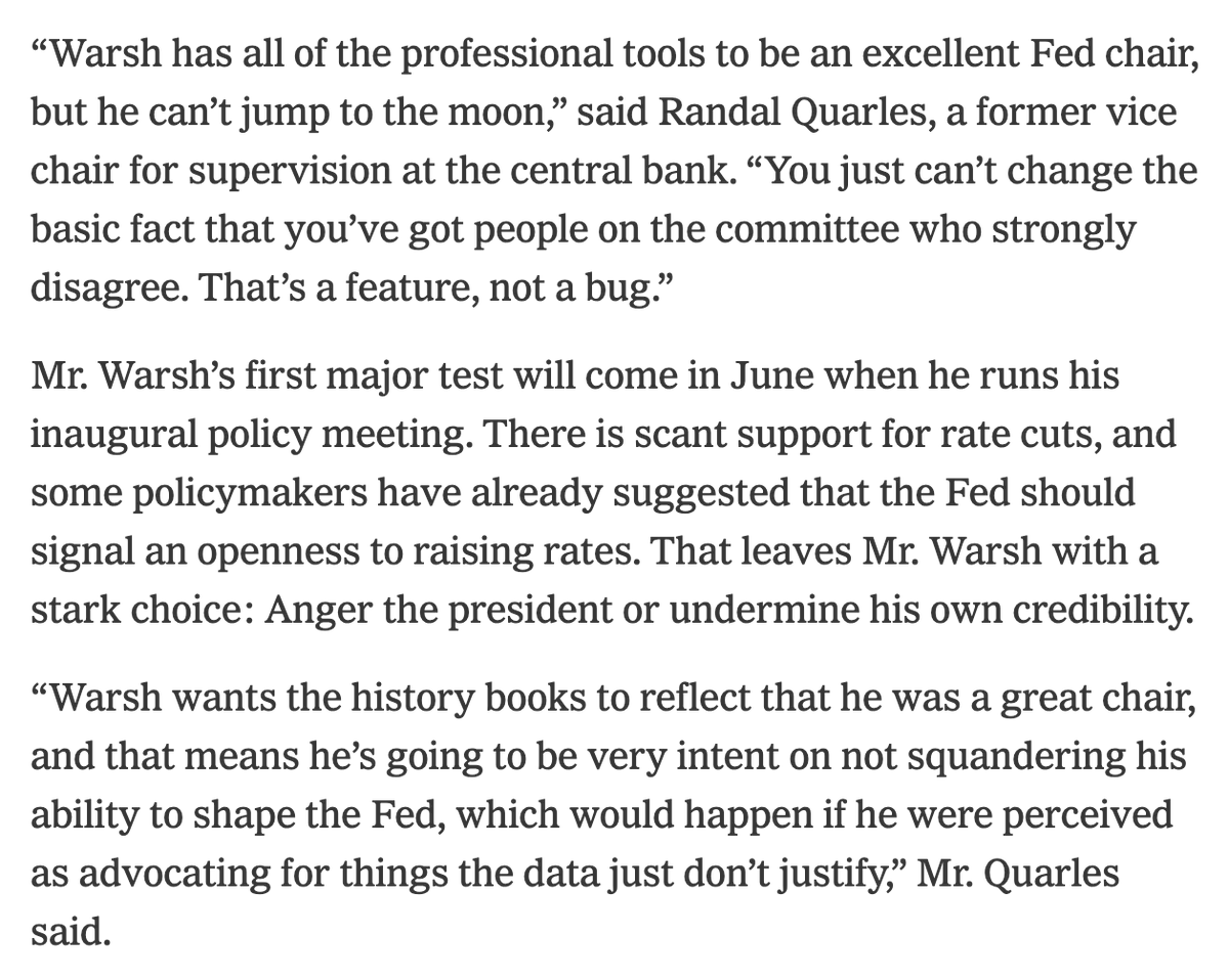 Warsh's Fed Chair Inauguration Signals Uncertain Regime Change