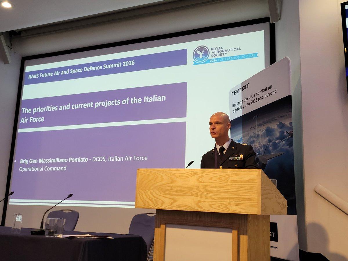 Italian Air Force Priorities Unveiled at RAeS Summit