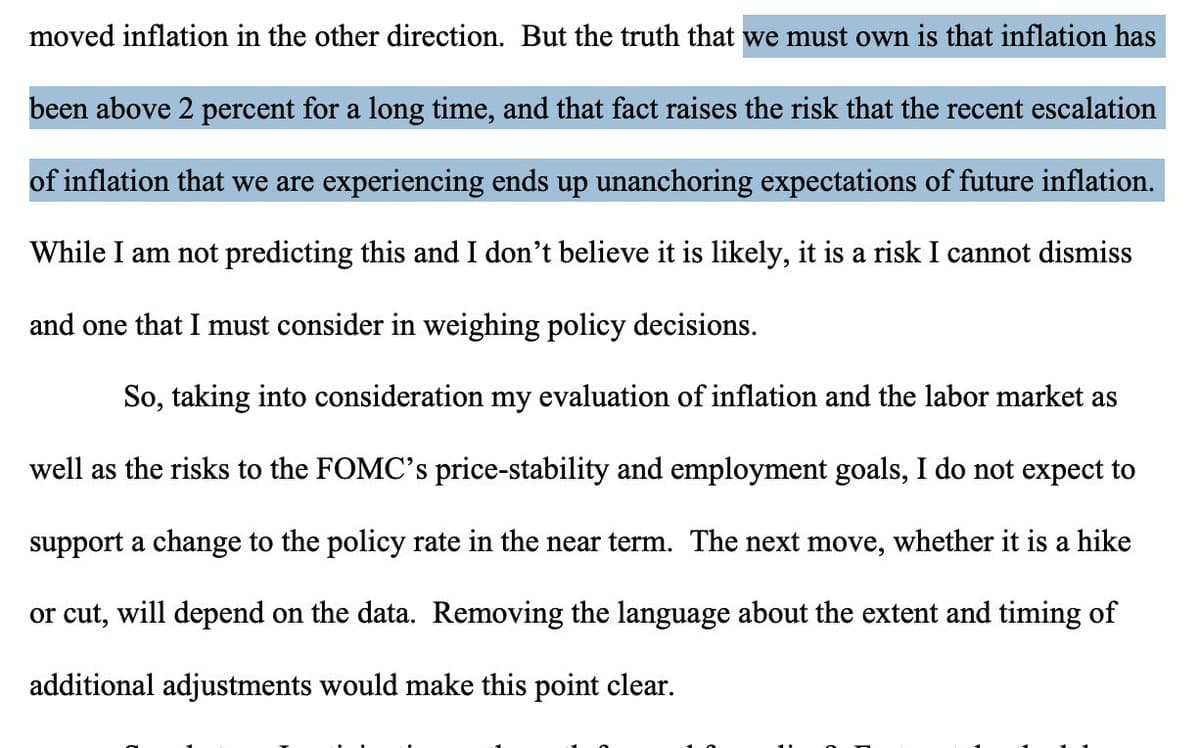 Fed's Waller Signals Future Rate Hikes If Inflation Persists