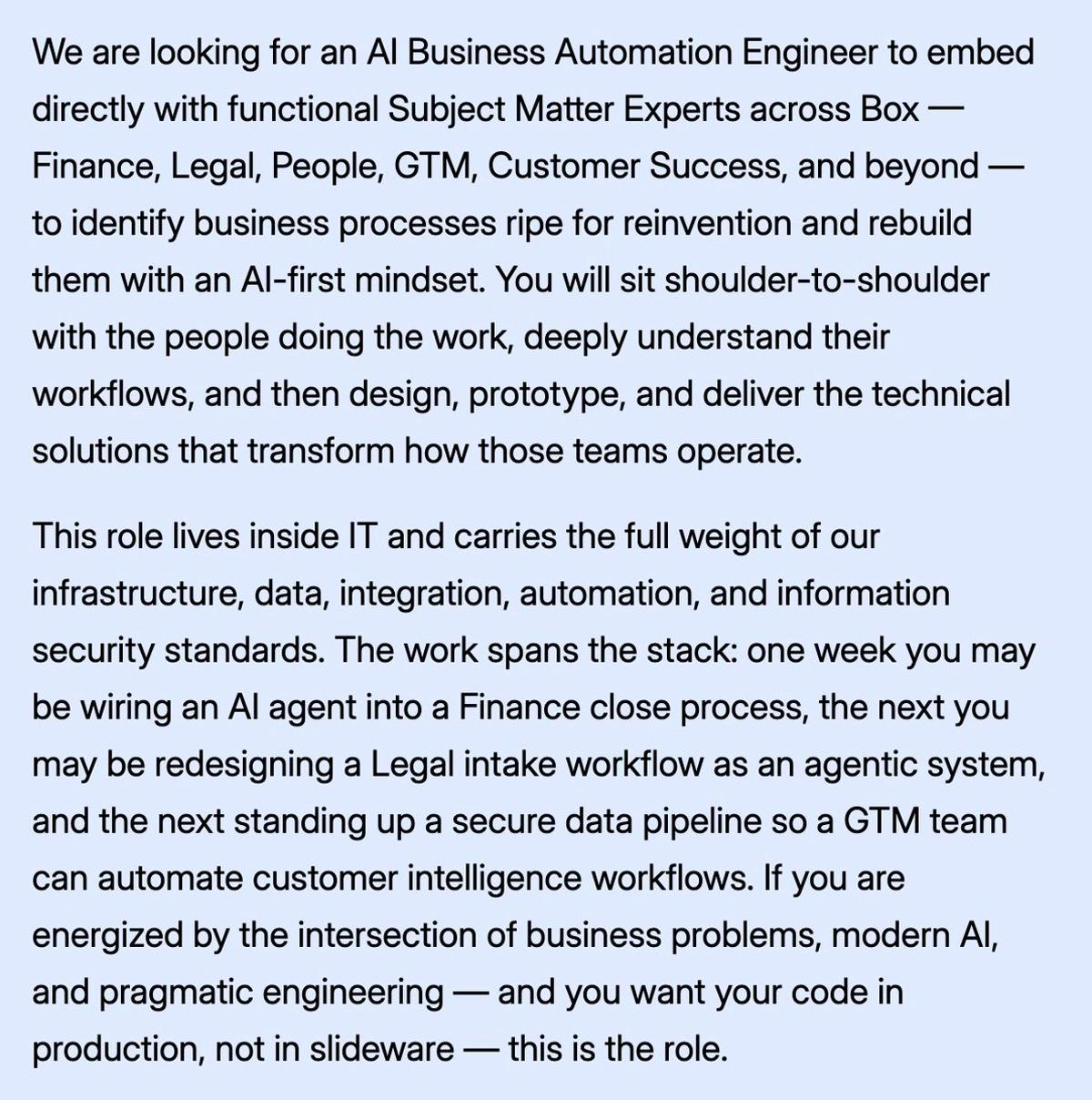 AI Automation Engineers Needed for Mission-Critical Agent Deployment