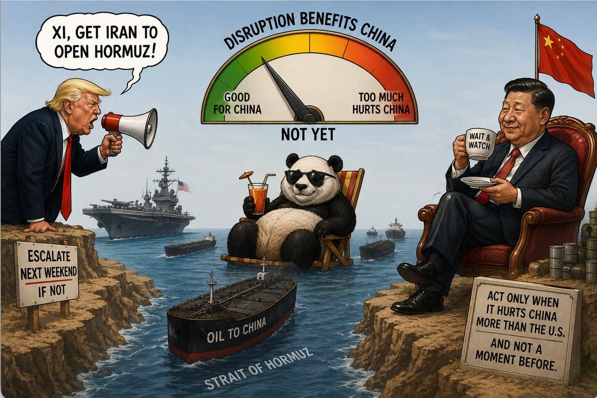 China Will Act only when Iran Disrupts Its Interests