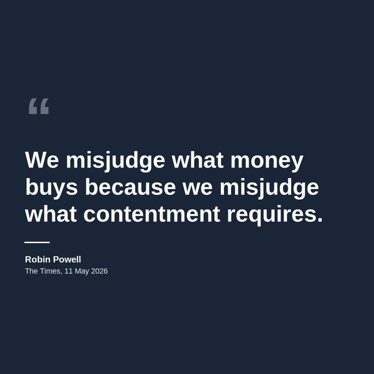 We Underestimate Others' Retirement Needs, Not Our Own