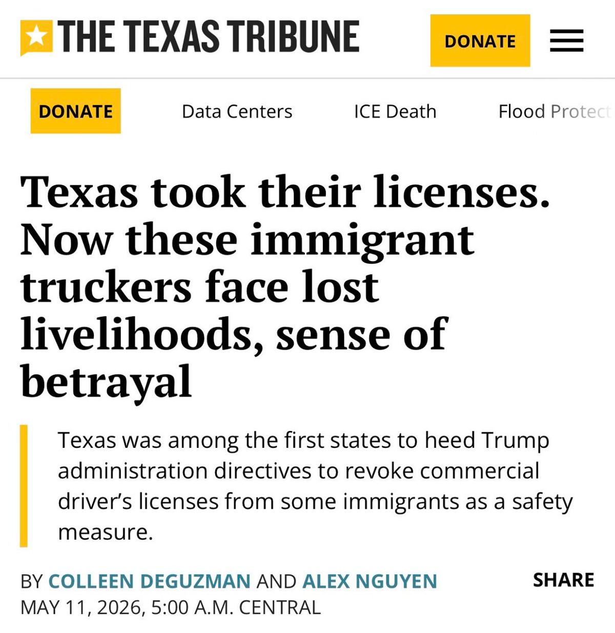 ATA Admits Driver Shortage Myth, Blames CDL Mills