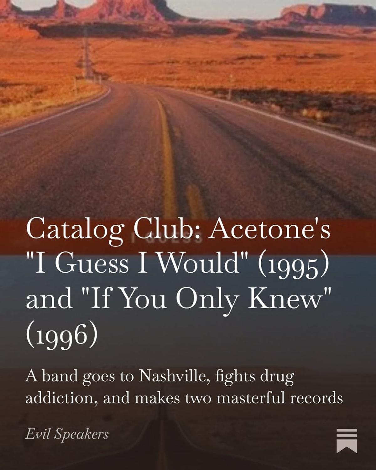 Catalog Club Uncovers Acetone's Nashville‑Era, Psychedelic Soul