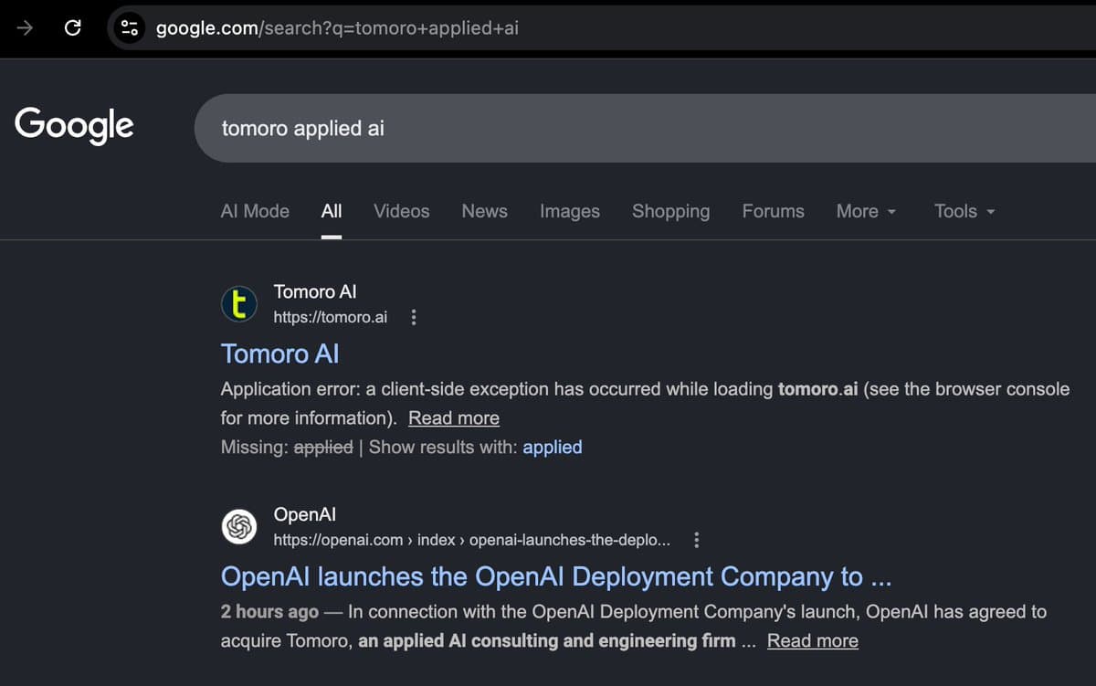OpenAI’s $10 B Venture Fails Basic Server Rendering