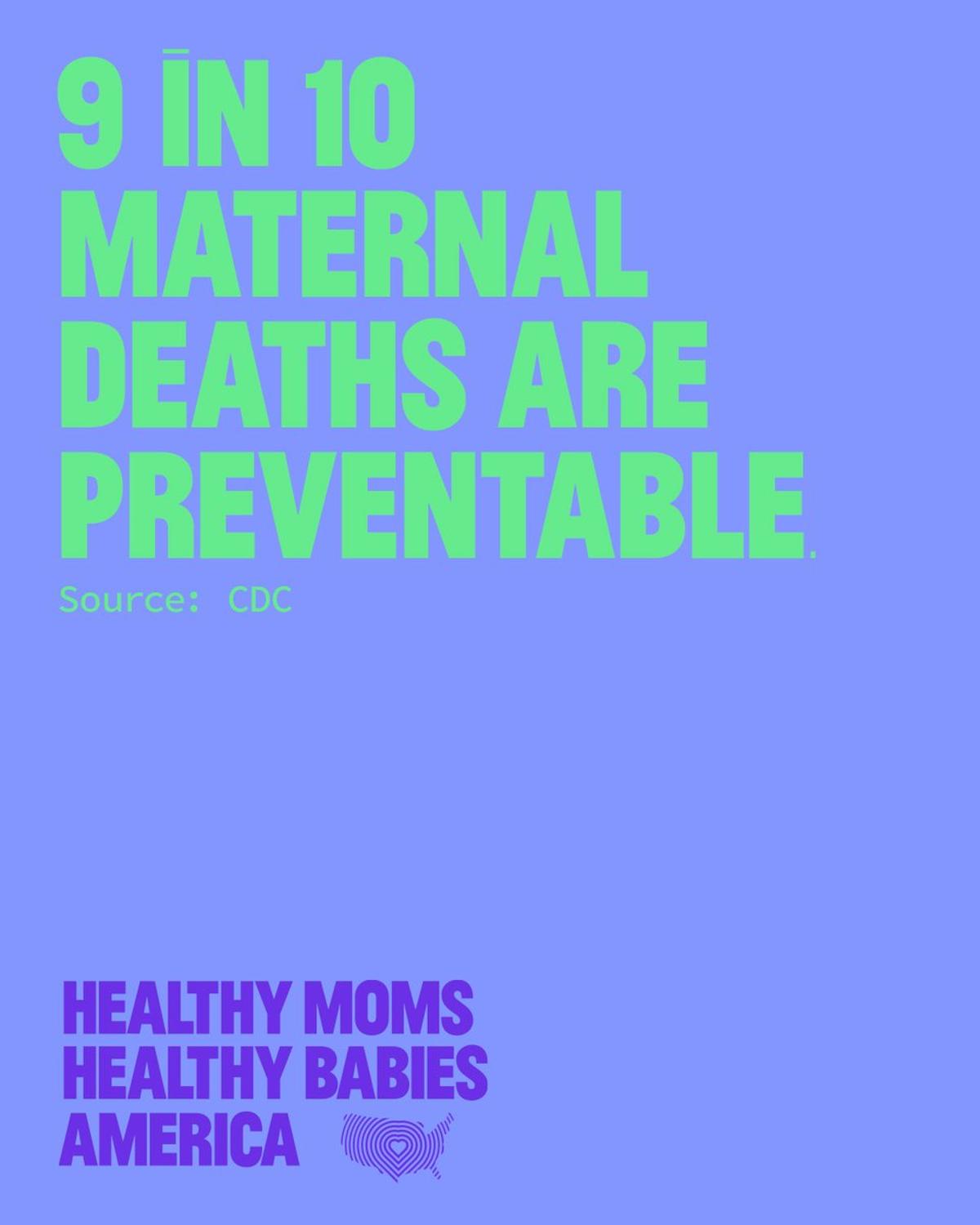 End Preventable Maternal Deaths: Support Moms Year‑round