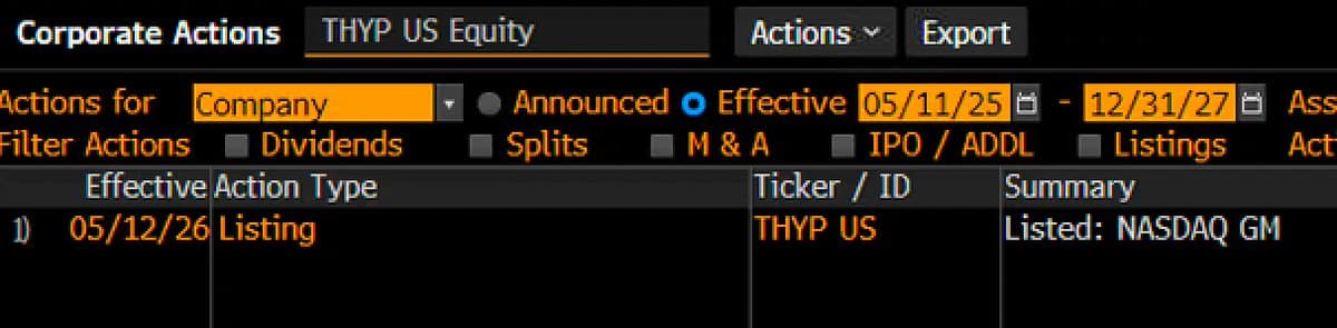 21Shares Launches Hyperliquid ETF $TYPE Tomorrow, 30bps Fee