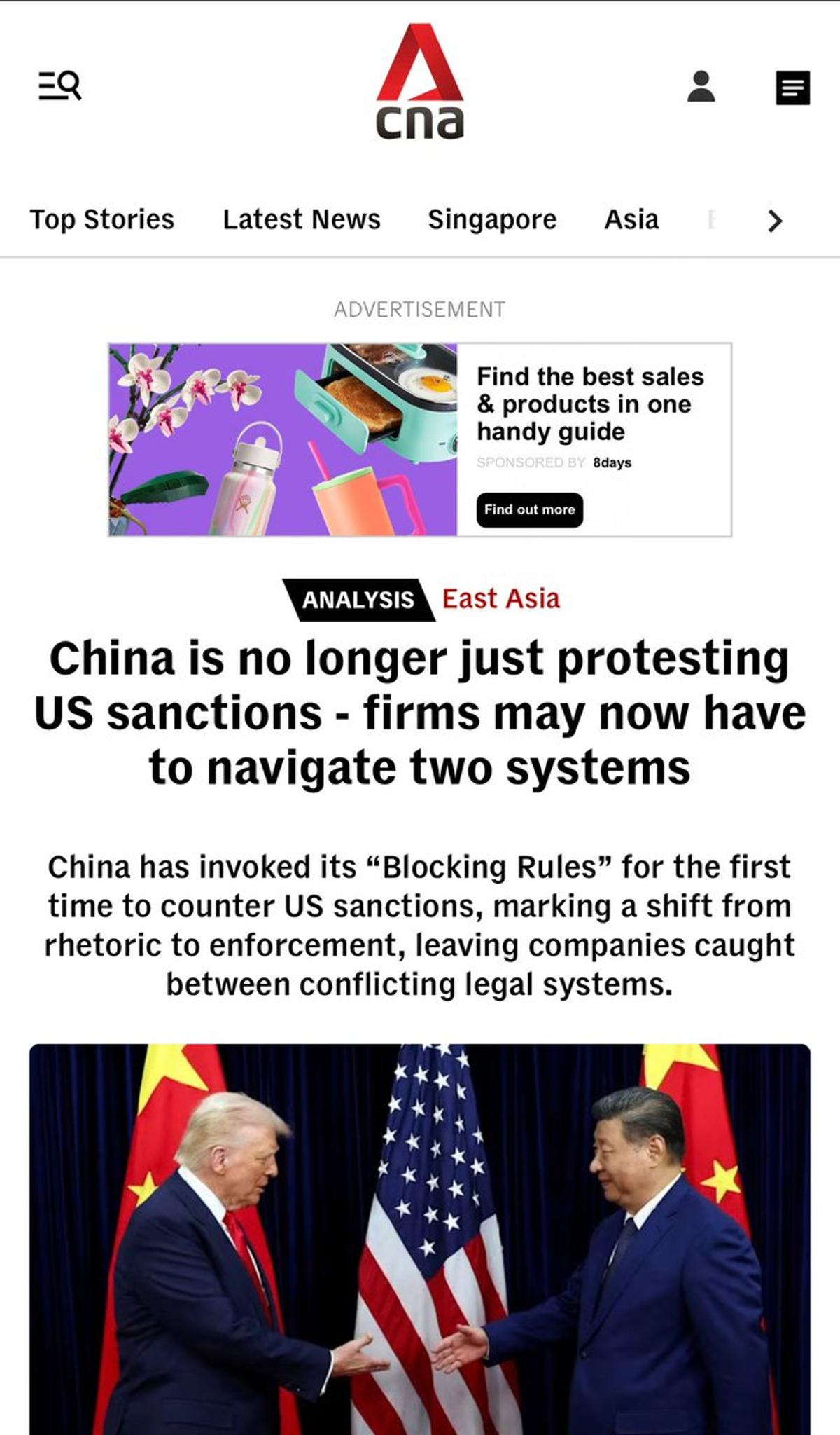 Conflicting Sanctions Force Companies to Choose Legal Paths