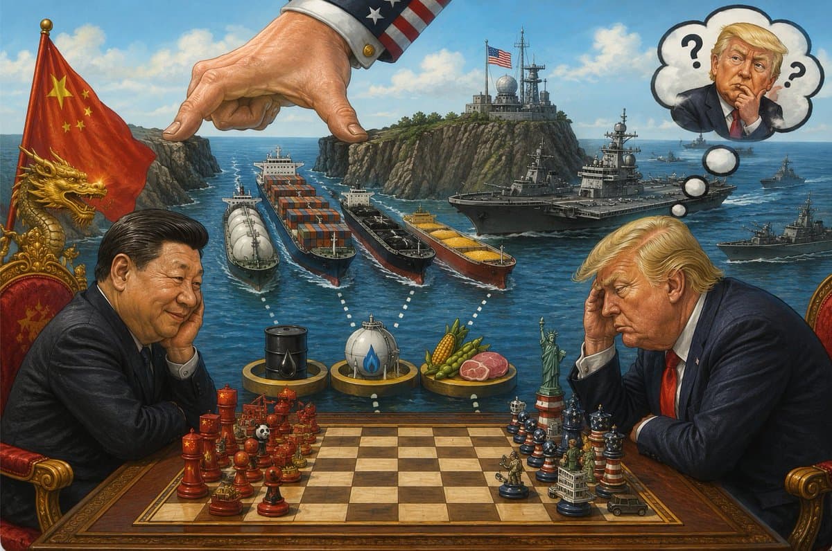 Trump's Weakened Stance Meets China's US‑controlled Maritime Chokepoints