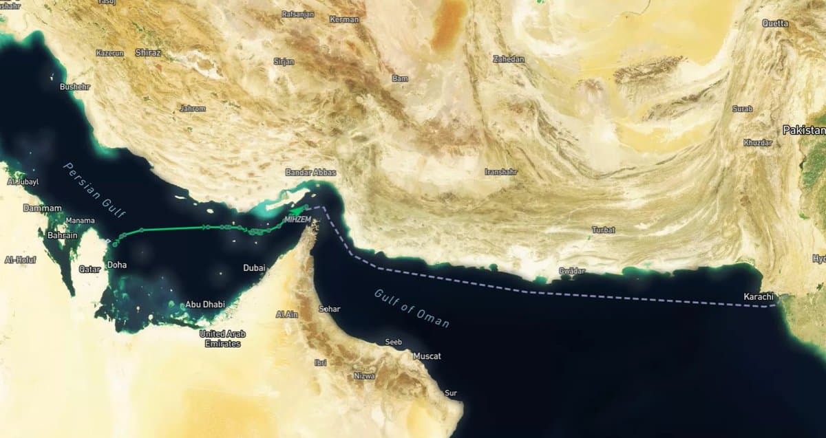 Silent Qatari Tanker Mihzem Likely Passed Strait of Hormuz