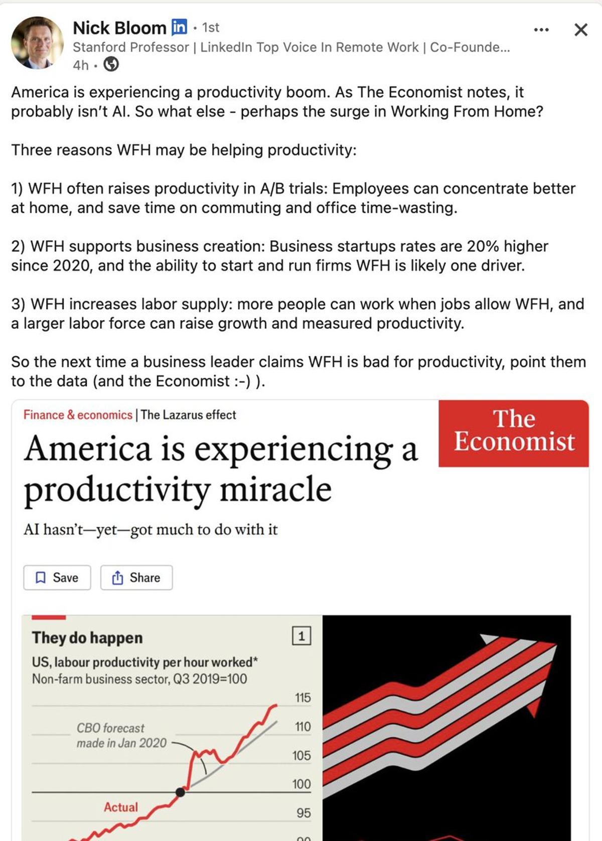 Remote Work Boosts Overall Productivity, Says Top Expert
