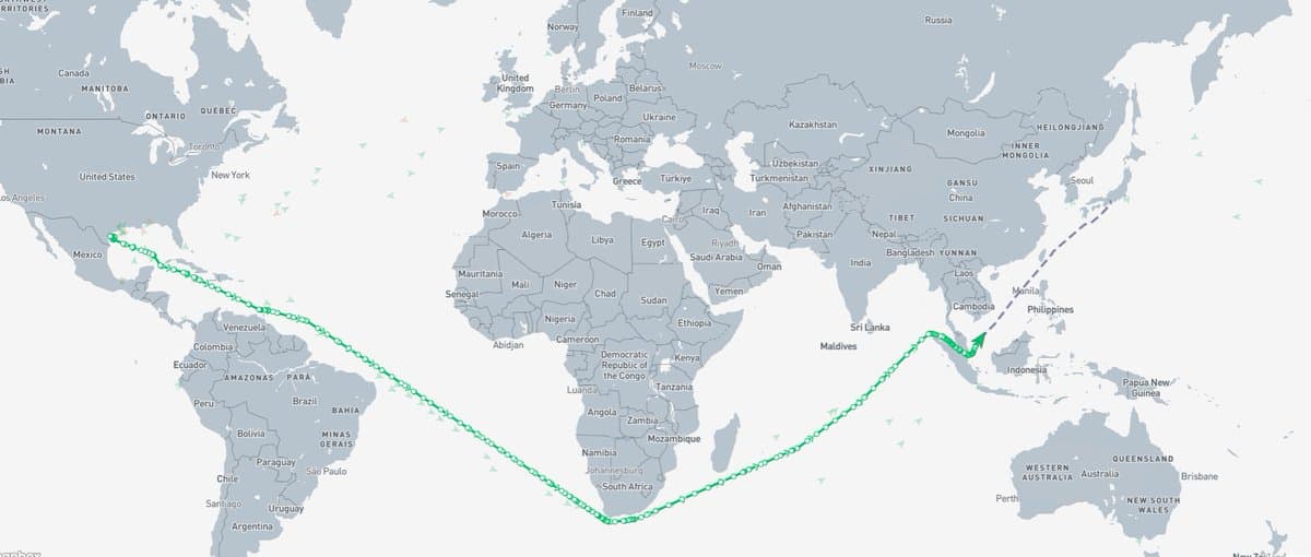 Energy Trade: West Texas to Japan Highlighted