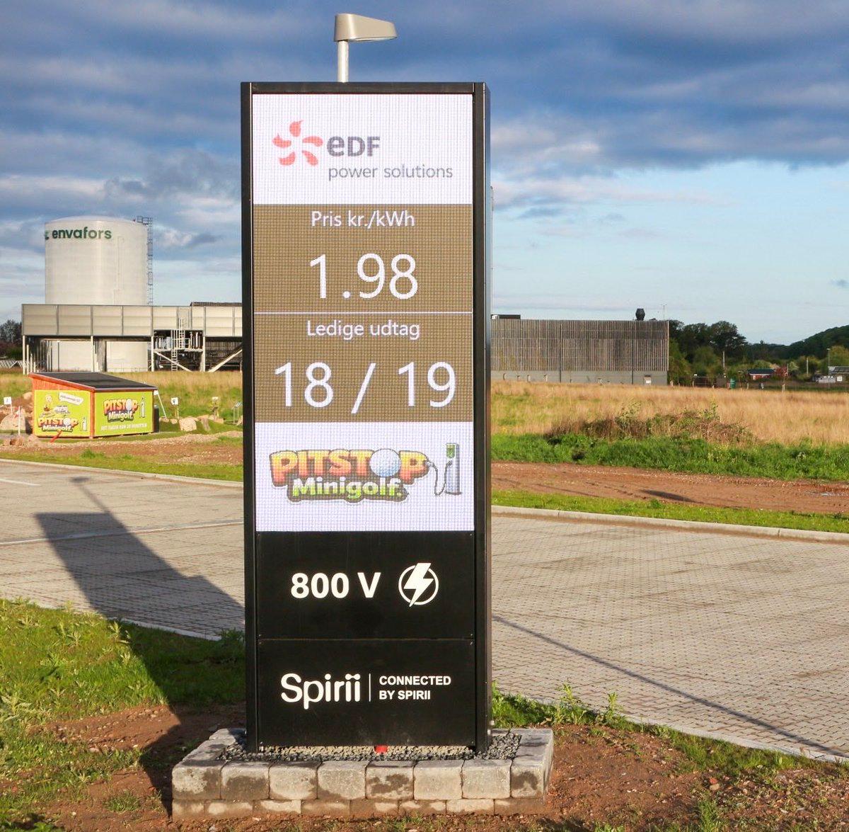 Denmark's EDF Offers €0.26/kWh Fast Charging, Under Petrol Price