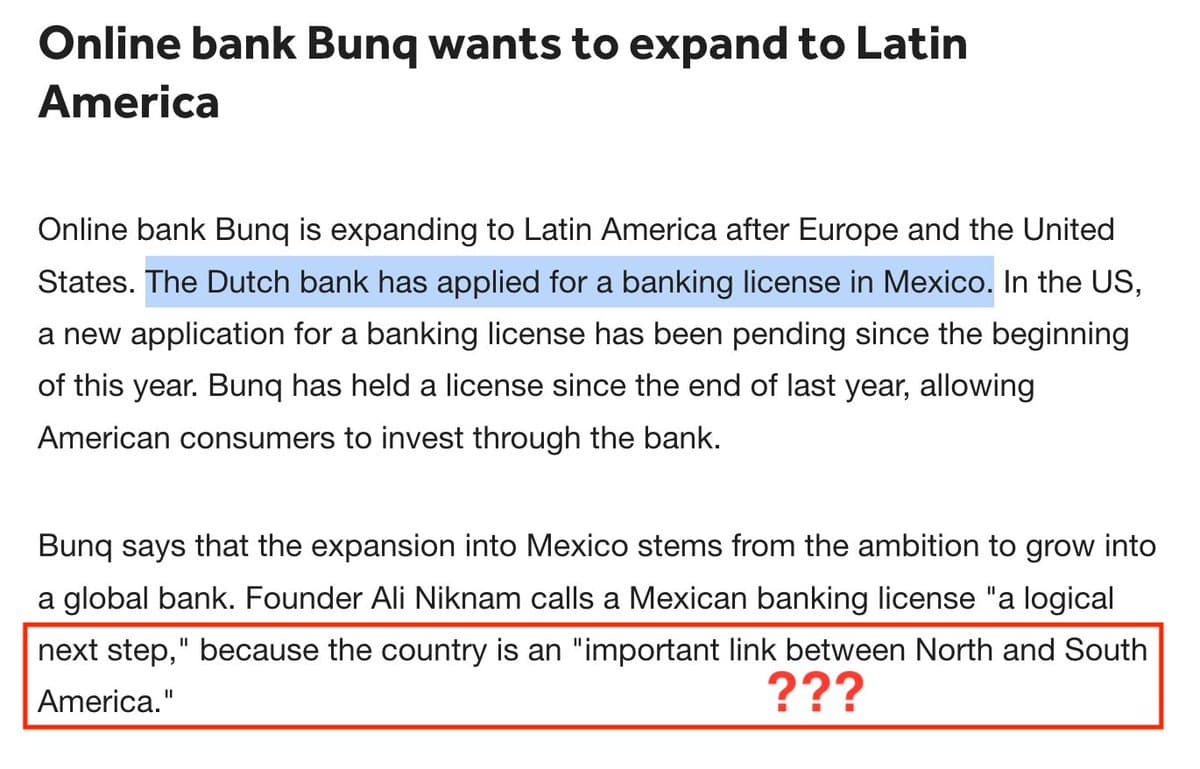 Bunq Seeks Mexican License Amid Trust‑driven Unbanked Gap