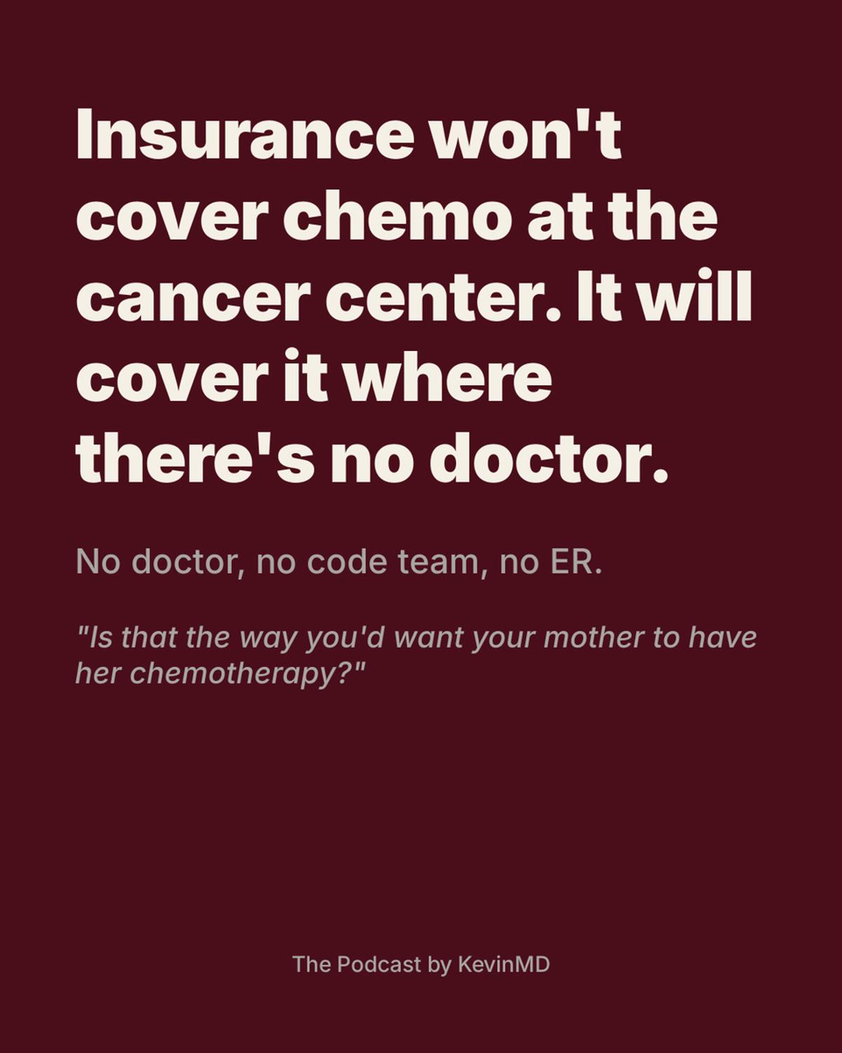 Insurers Push Rural Patients Into Unsafe Off‑Site Chemo