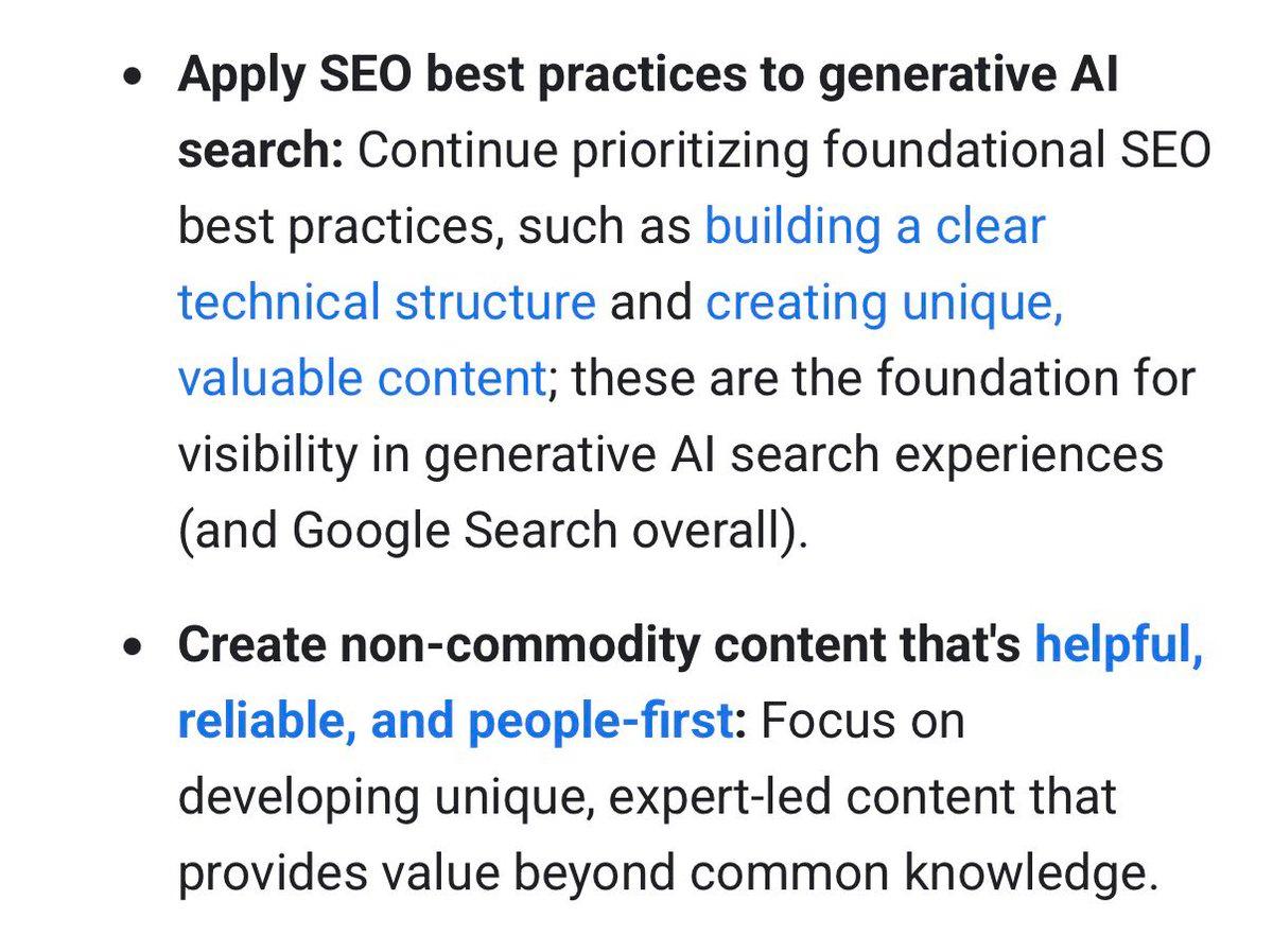 Google Shares Top AI Search Best Practices
