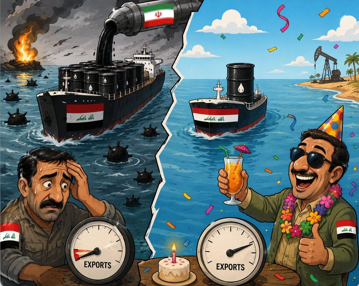 Iraq’s Hormuz Exports Plunge 90%, Debunking ‘Normal’ Market Claim
