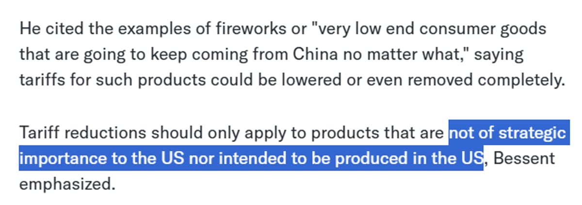 US, China Eye Tariff Cuts on Non‑critical Goods