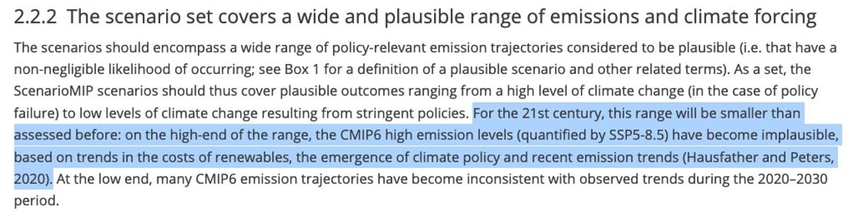 New Paper Outlines Emissions Scenarios for IPCC AR7