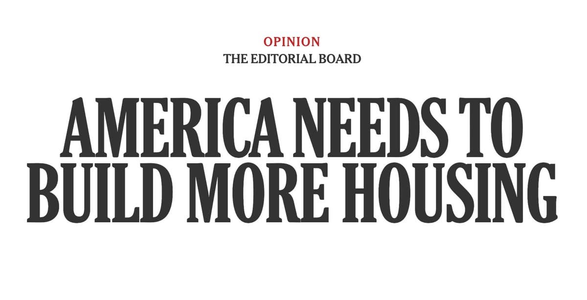Private Capital, Not Government, Solves Housing Shortage